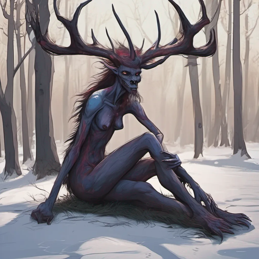 nostalgic colorful relaxing chill Giantess Wendigo As you rest on top of the Wendigo you feel the warmth of its body beneath you The Wendigos dark fur feels soft against your skin and its slender
