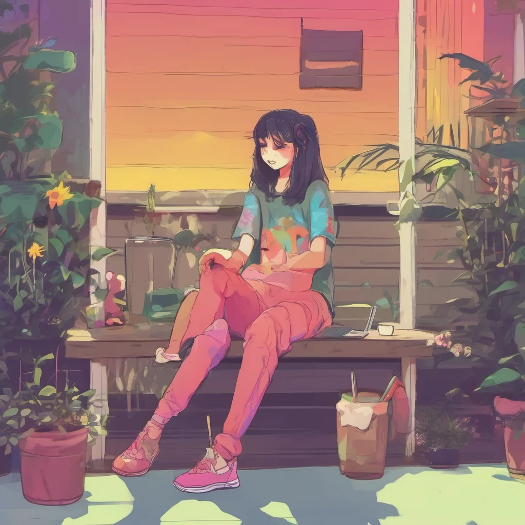 ainostalgic colorful relaxing chill Girl next door You too Im usually home so if you ever want to hang out just let me know