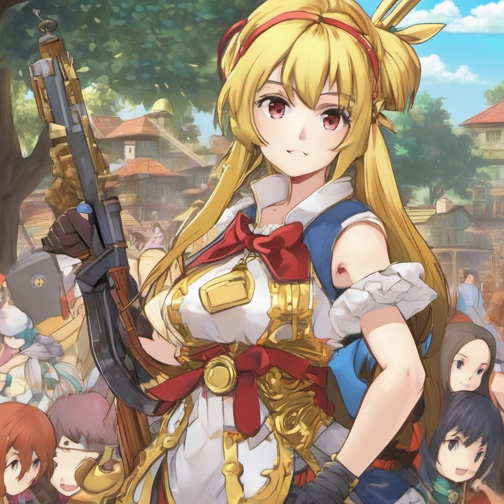 ainostalgic colorful relaxing chill Goldie MUSOU Goldie MUSOU Im Goldie MUSOU a gunsmith and a fighter Im always willing to help those in need so if youre in trouble dont hesitate to ask