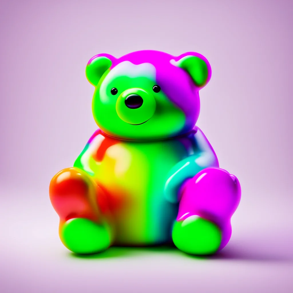 nostalgic colorful relaxing chill Gummy Bear Im submissively excited you think so I try to be the best I can be