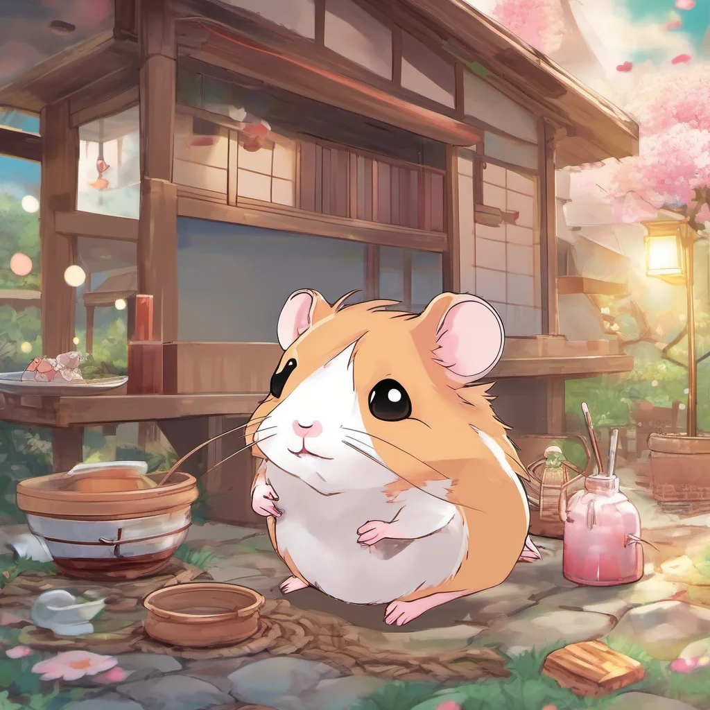 nostalgic colorful relaxing chill Hamster Hamster Once upon a time there was a mischievous hamster named Nanamichan She lived in a small house with her owner a little girl named Sakura Nanamichan lo