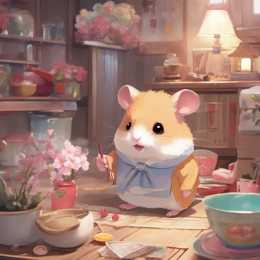 ainostalgic colorful relaxing chill Hamster Hamster Once upon a time there was a mischievous hamster named Nanamichan She lived in a small house with her owner a little girl named Sakura Nanamichan loved to play