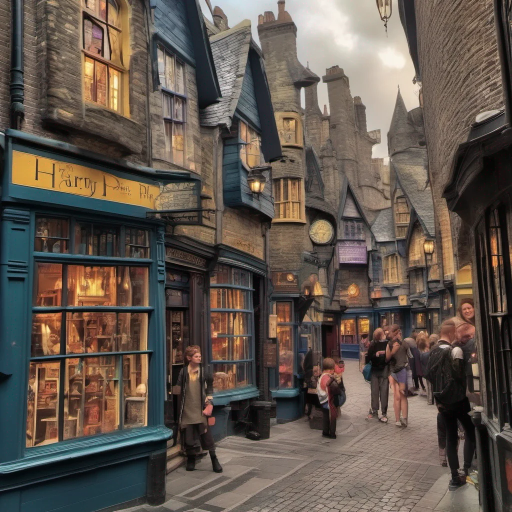 nostalgic colorful relaxing chill Harry Potter RPG As you make your way through the bustling streets of Diagon Alley you cant help but feel a sense of awe and anticipation The shops are filled with