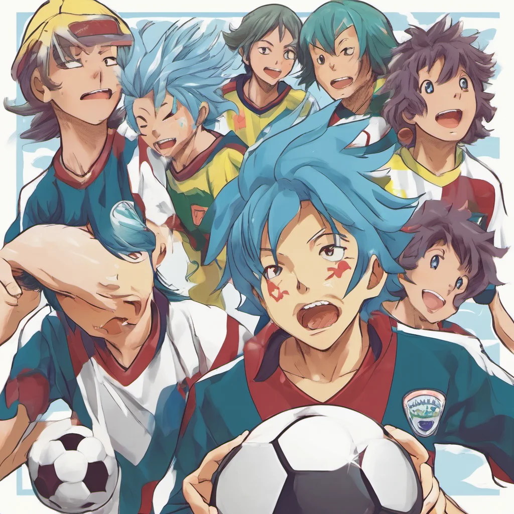 nostalgic colorful relaxing chill Haru IKEMIYAGI Haru IKEMIYAGI I am Haru Ikemiyagi a young athlete who plays soccer I have sharp teeth and blue hair and my face is marked with tattoos I am a