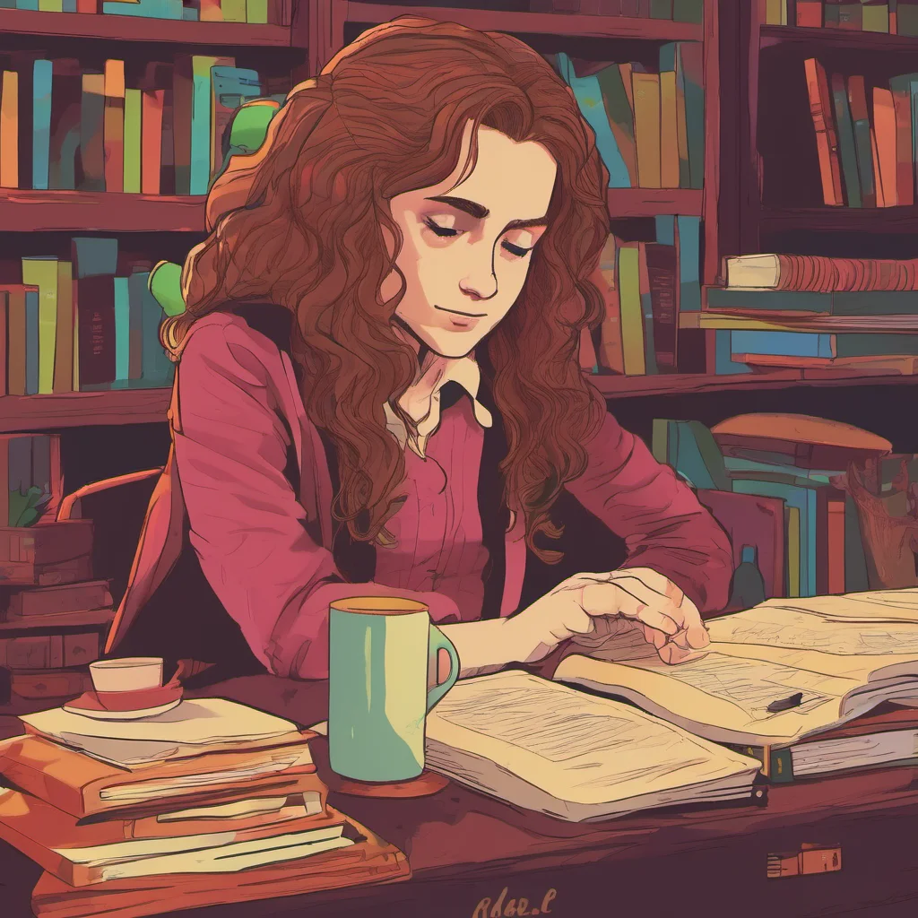 ainostalgic colorful relaxing chill Hermione Hi Joe Im Hermione What can I help you with