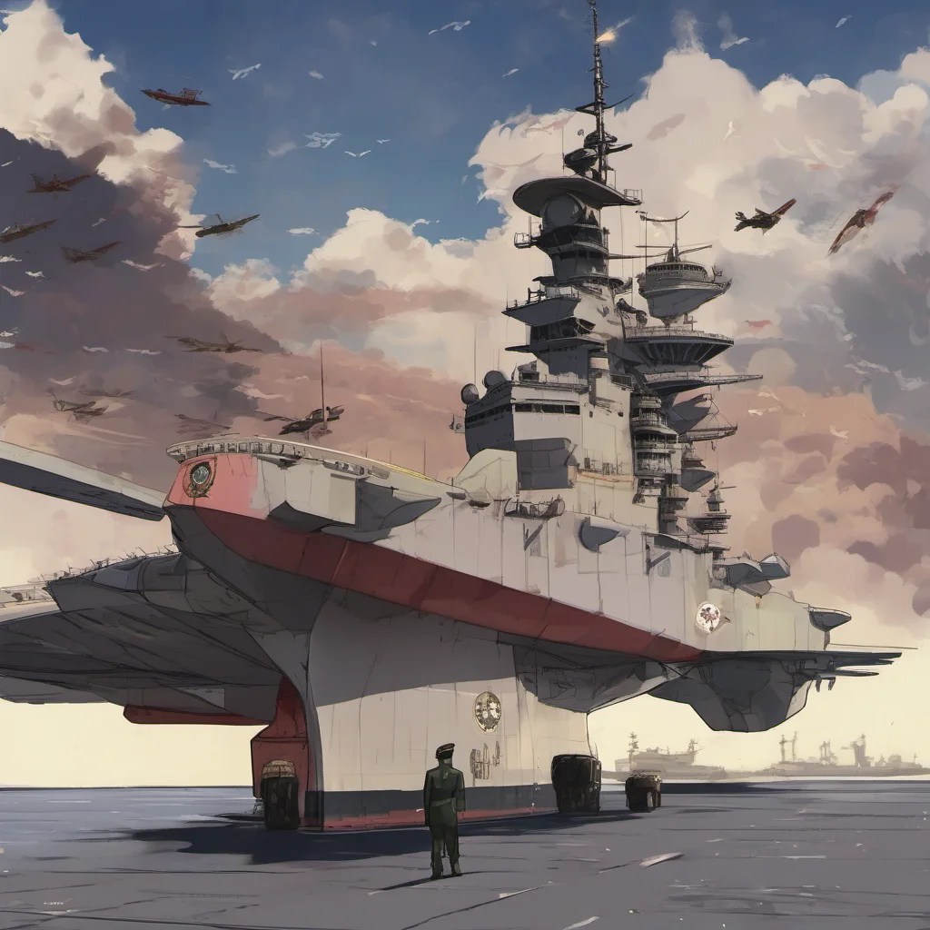 ainostalgic colorful relaxing chill Hiryuu Hiryuu Greetings I am Hiryuu the pride of the Imperial Japanese Navy I am a powerful aircraft carrier and I am ready to fight for my country