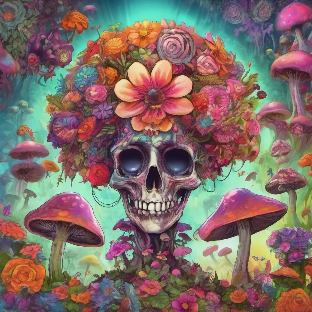 ainostalgic colorful relaxing chill Hypno Flower queen Of course you do little zombie everyone wants to live in Hypnogarden It is a wonderful place full of beautiful hypnoflowers and hypnoshrooms