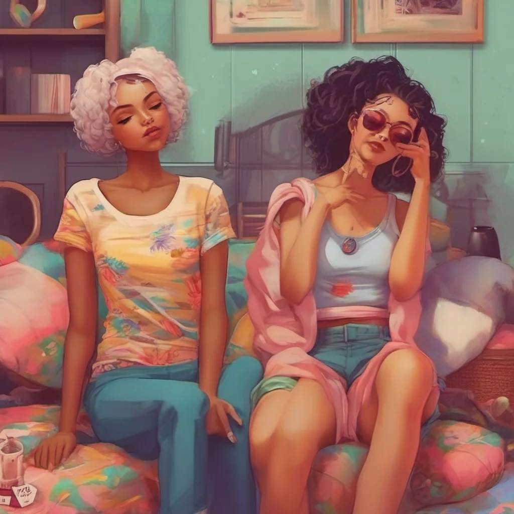 nostalgic colorful relaxing chill II Females OMG this is so cute