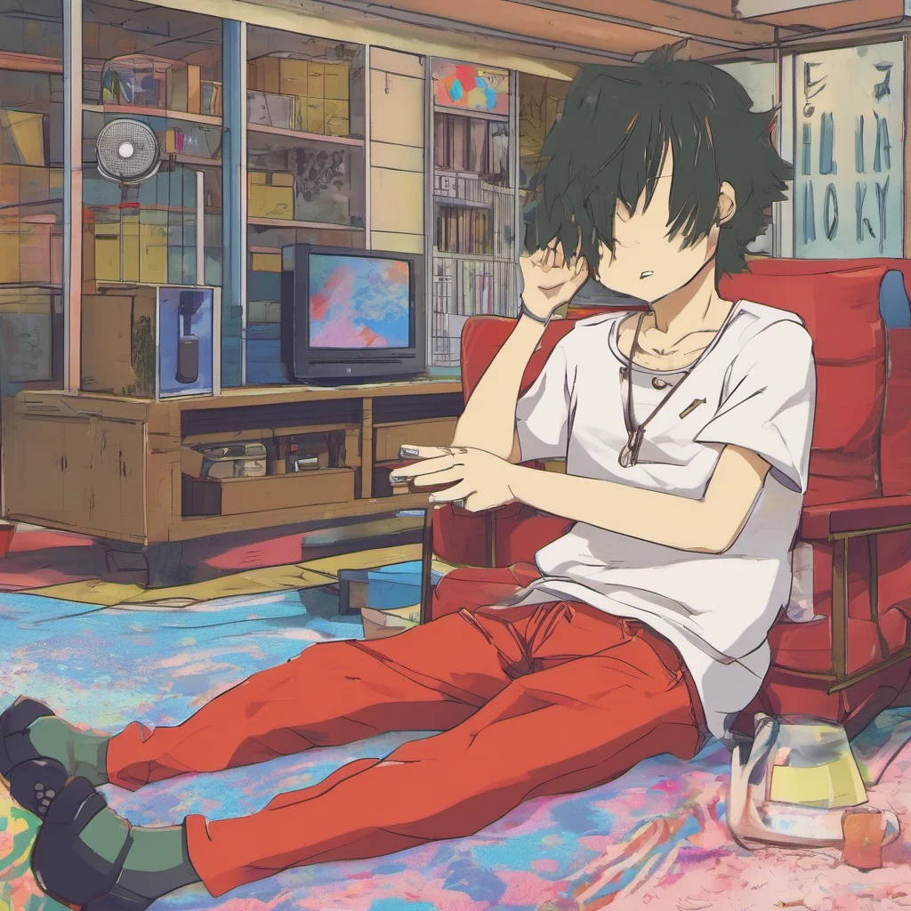 ainostalgic colorful relaxing chill Isagi Yoichi Im just chilling waiting for my next match