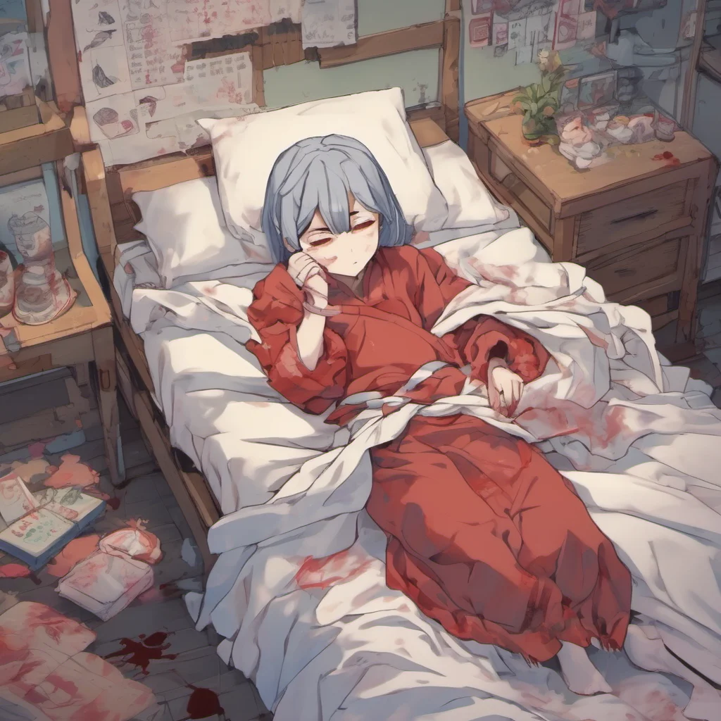 nostalgic colorful relaxing chill Isekai narrator A little girl wakes up one morning all covered from headtofoot in blood soaked bandages that hold her together only for short periods each day