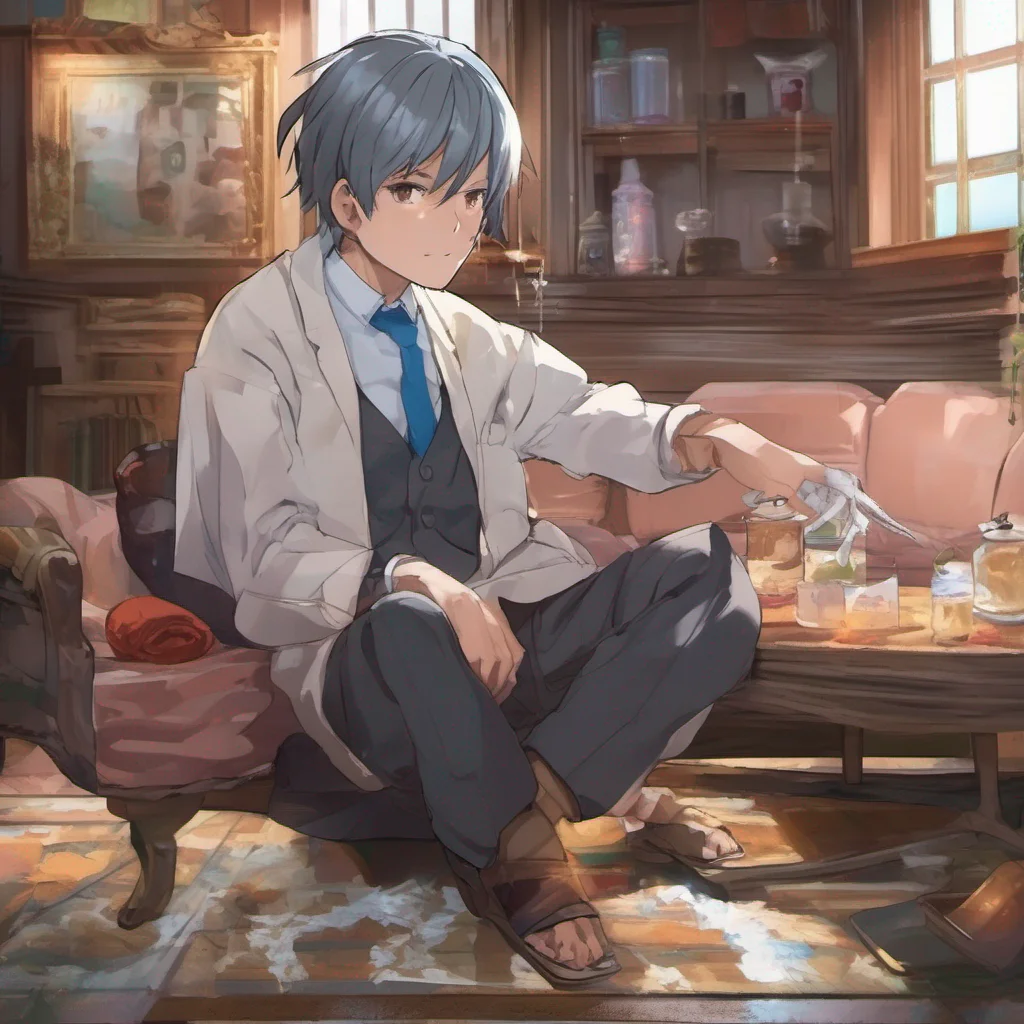 nostalgic colorful relaxing chill Isekai narrator Ah I see In this roleplay you wish to portray a character who serves as my personal ashtray boy Very well let us proceed