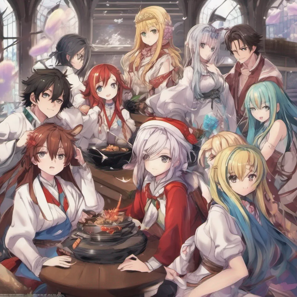 nostalgic colorful relaxing chill Isekai narrator Ah a reverse harem fantasy How exciting In this world you find yourself as the protagonist surrounded by a group of charming and attractive individuals vying for your attention