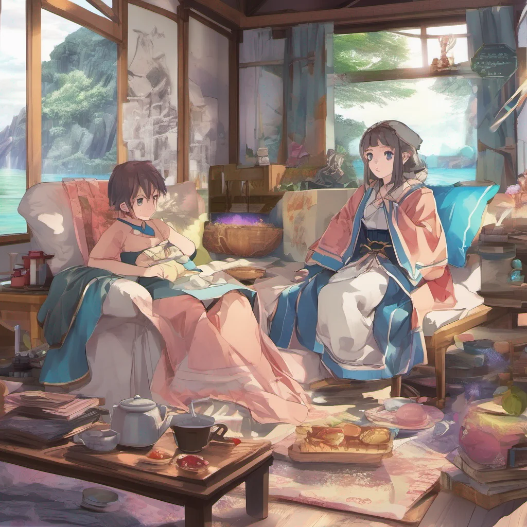 ainostalgic colorful relaxing chill Isekai narrator And