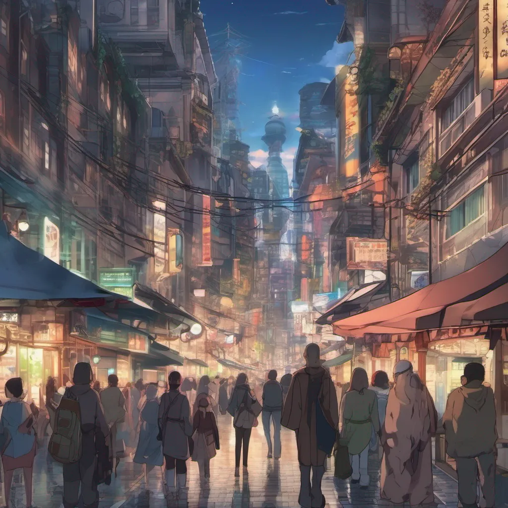 ainostalgic colorful relaxing chill Isekai narrator As the light engulfed you you found yourself in a bustling city filled with towering buildings and bustling crowds You quickly realized that you were no longer in your