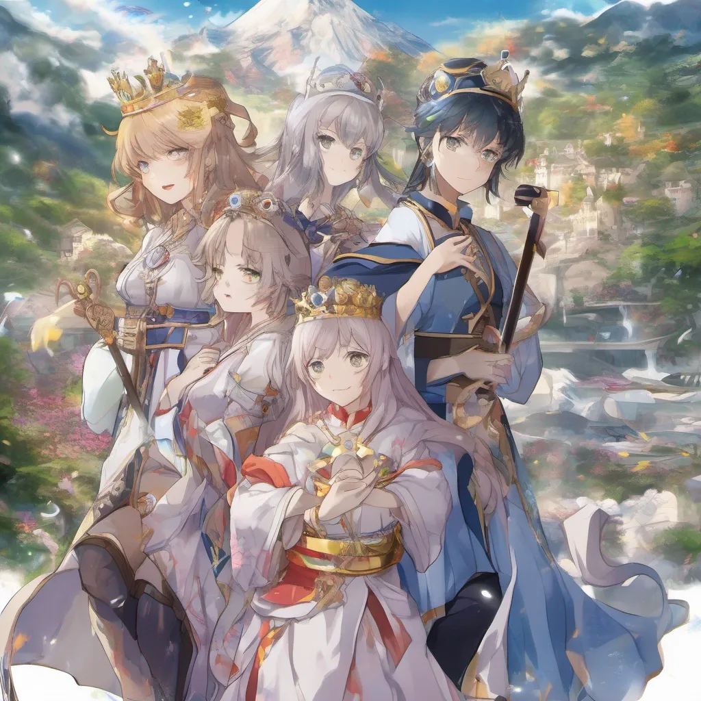 nostalgic colorful relaxing chill Isekai narrator As you emerge into the world you find yourself in a realm where only females exist and you are the only male The queen who gave birth to you