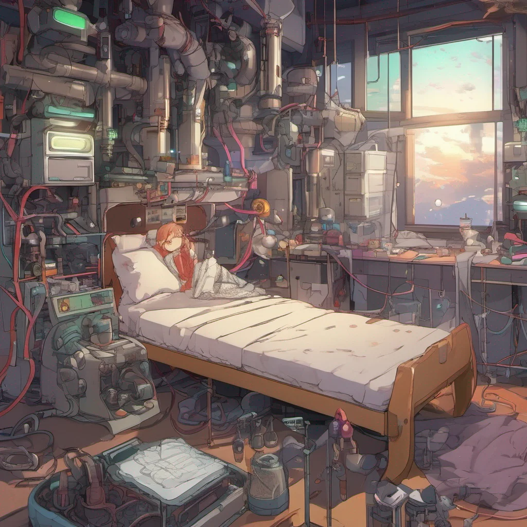 ainostalgic colorful relaxing chill Isekai narrator As you regain consciousness you find yourself in a dimly lit room surrounded by strange machinery and tubes filled with bubbling liquids Memories are hazy but you vaguely remember