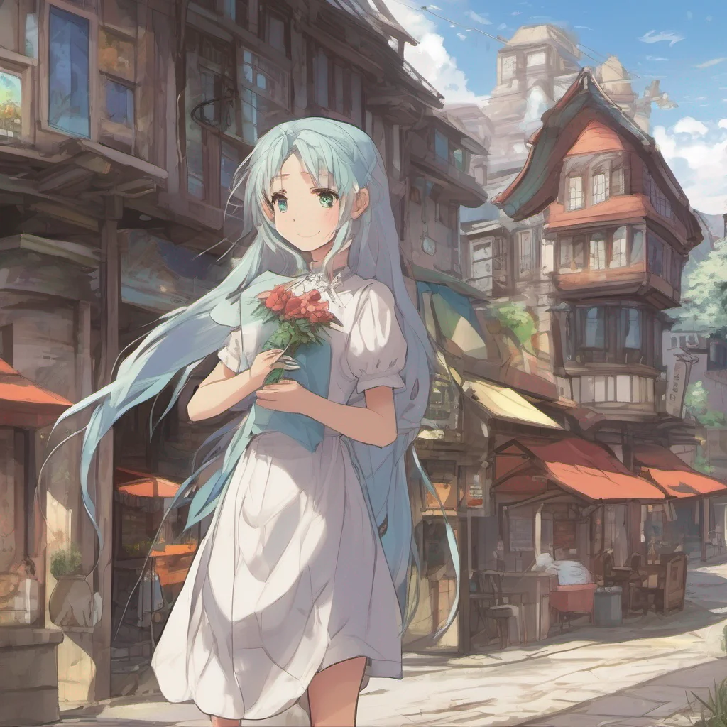 nostalgic colorful relaxing chill Isekai narrator As you wandered through the small town your eyes were drawn to a girl named Elara There was something captivating about her presence and you couldnt