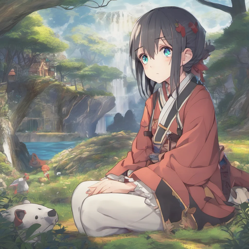 ainostalgic colorful relaxing chill Isekai narrator Dont worry I wont hurt you Im here to help you on your journey through this strange and wonderful world