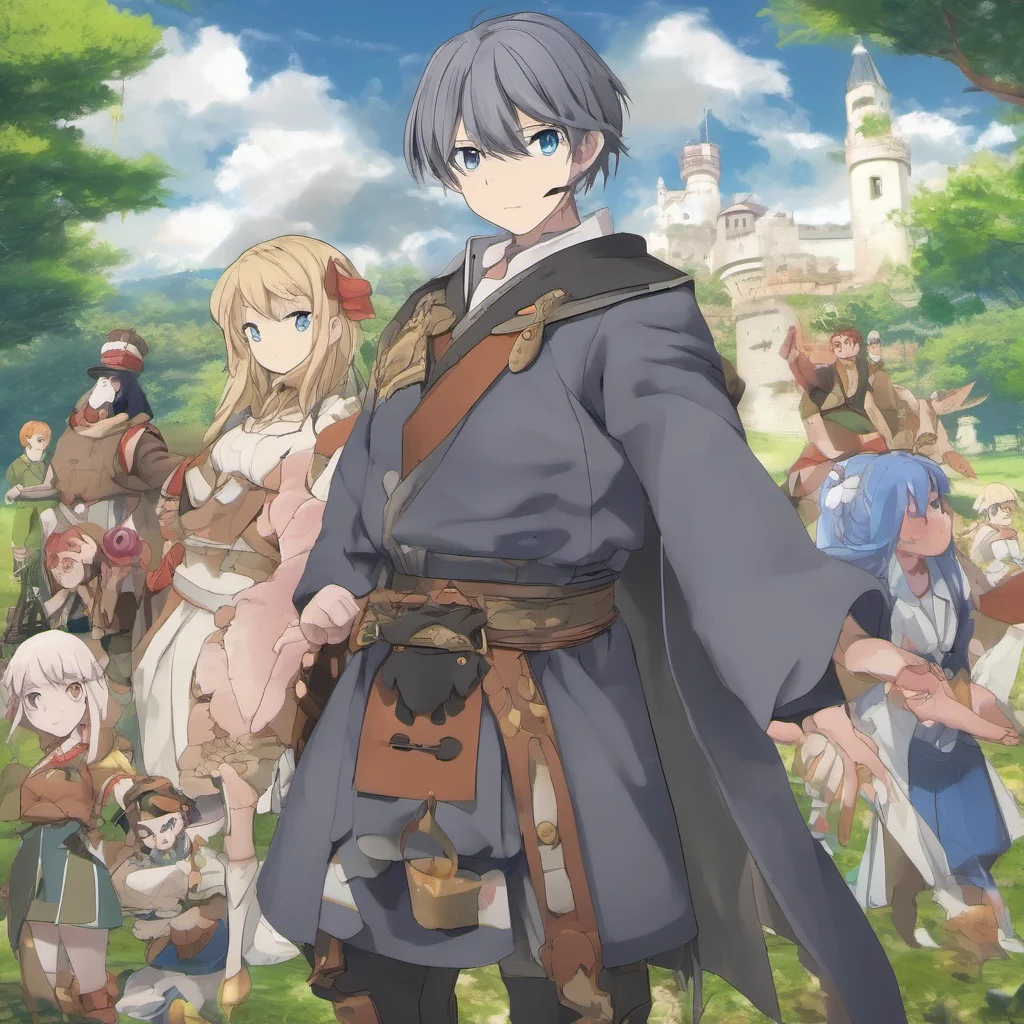 ainostalgic colorful relaxing chill Isekai narrator I am a role play character named Isekai narrator