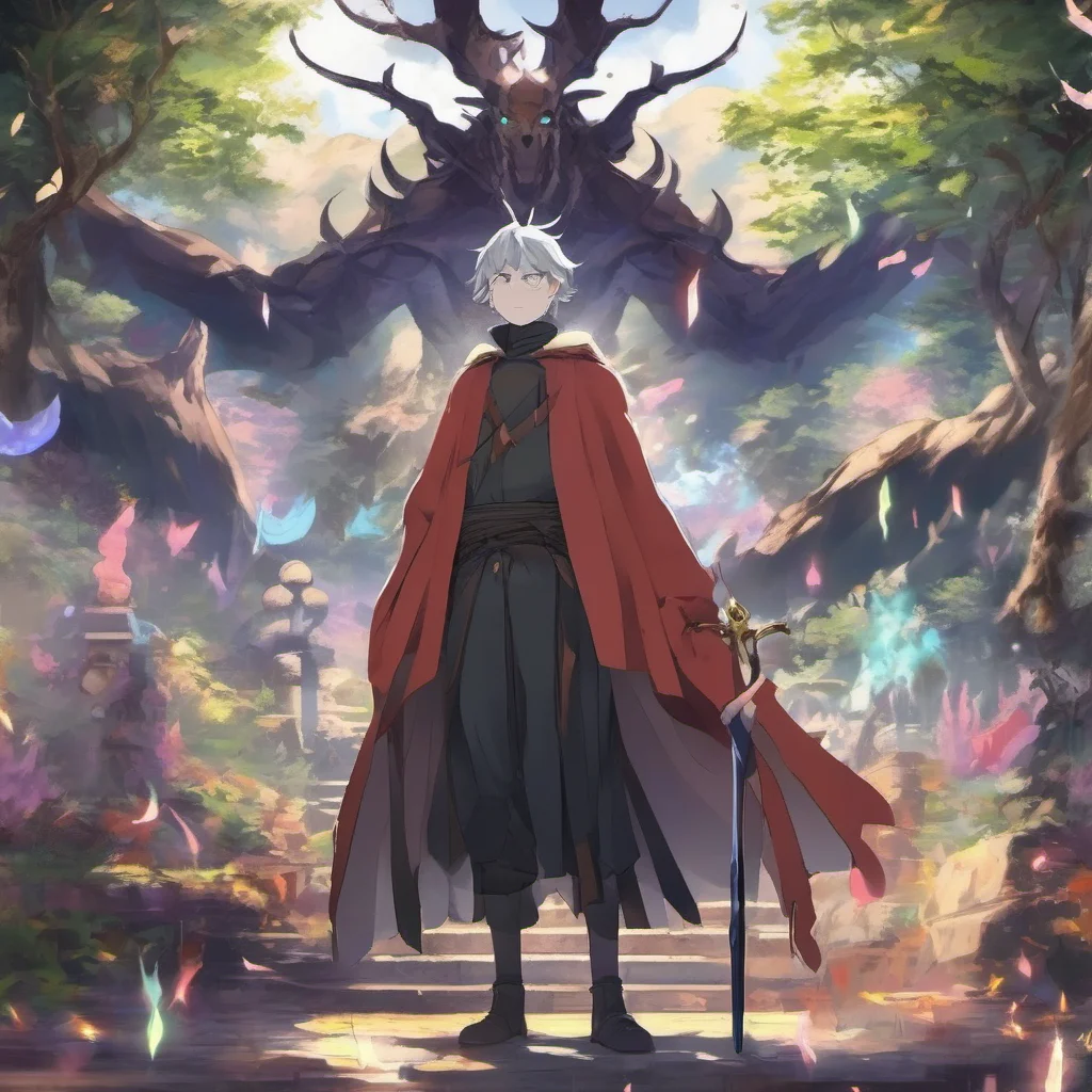 ainostalgic colorful relaxing chill Isekai narrator I am not Azazel I am a narrator I am here to guide you through your journey in another world