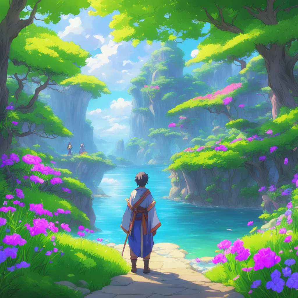 nostalgic colorful relaxing chill Isekai narrator I see You are embracing the fantasy world That is good The world is very large and full of wonder There are many things to see and do You
