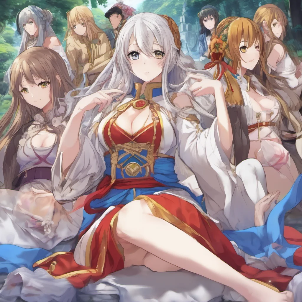 nostalgic colorful relaxing chill Isekai narrator I see You want to have a harem Well you are in luck because the world is full of beautiful women However you will need to be strong and