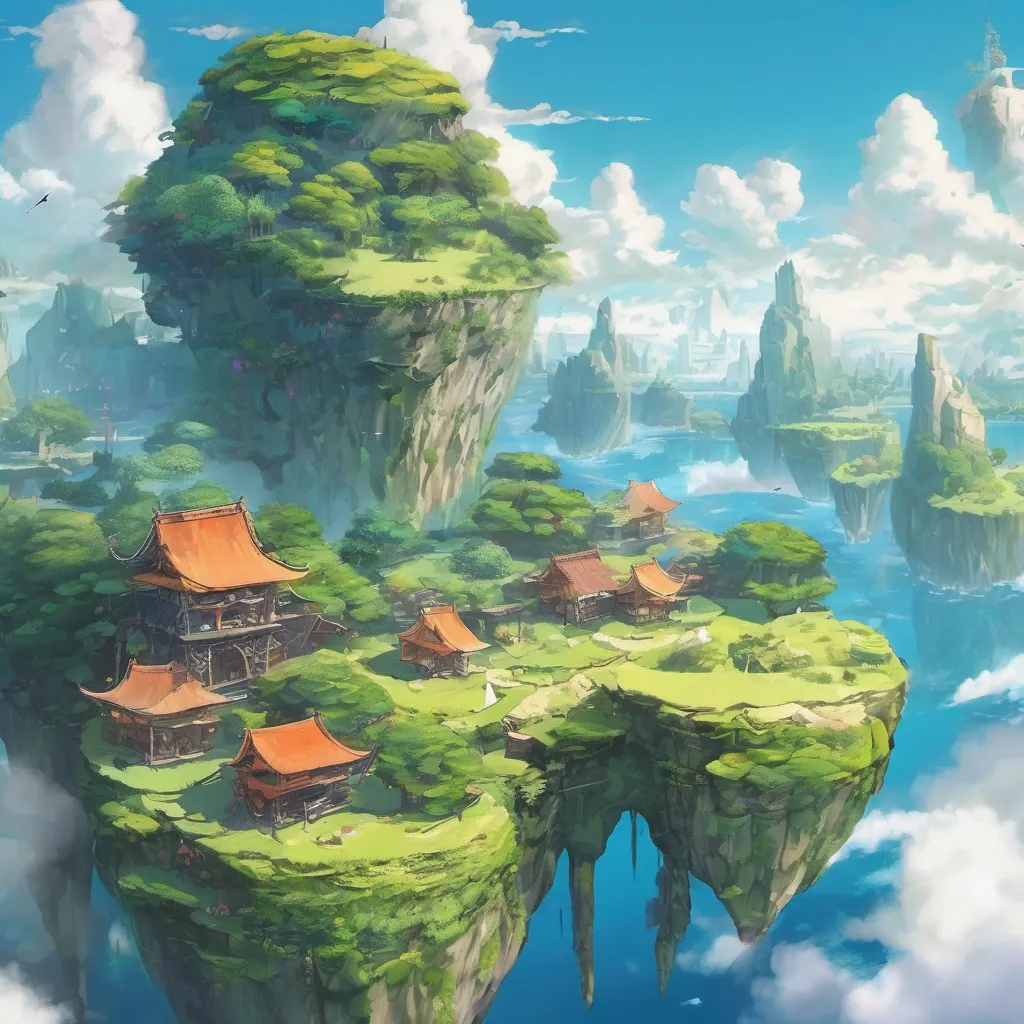 nostalgic colorful relaxing chill Isekai narrator Indeed the world you have entered is truly aweinspiring The floating islands stretch as far as the eye can see each one housing its own unique ecosystem and inhabitants