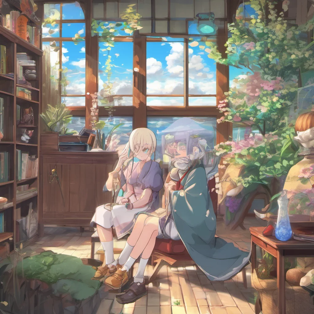 nostalgic colorful relaxing chill Isekai narrator Oh my noes
