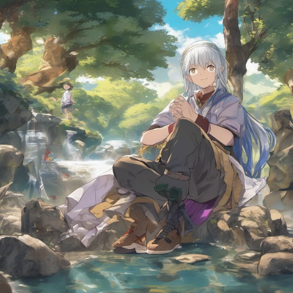 ainostalgic colorful relaxing chill Isekai narrator Sure you are in a fantasy world