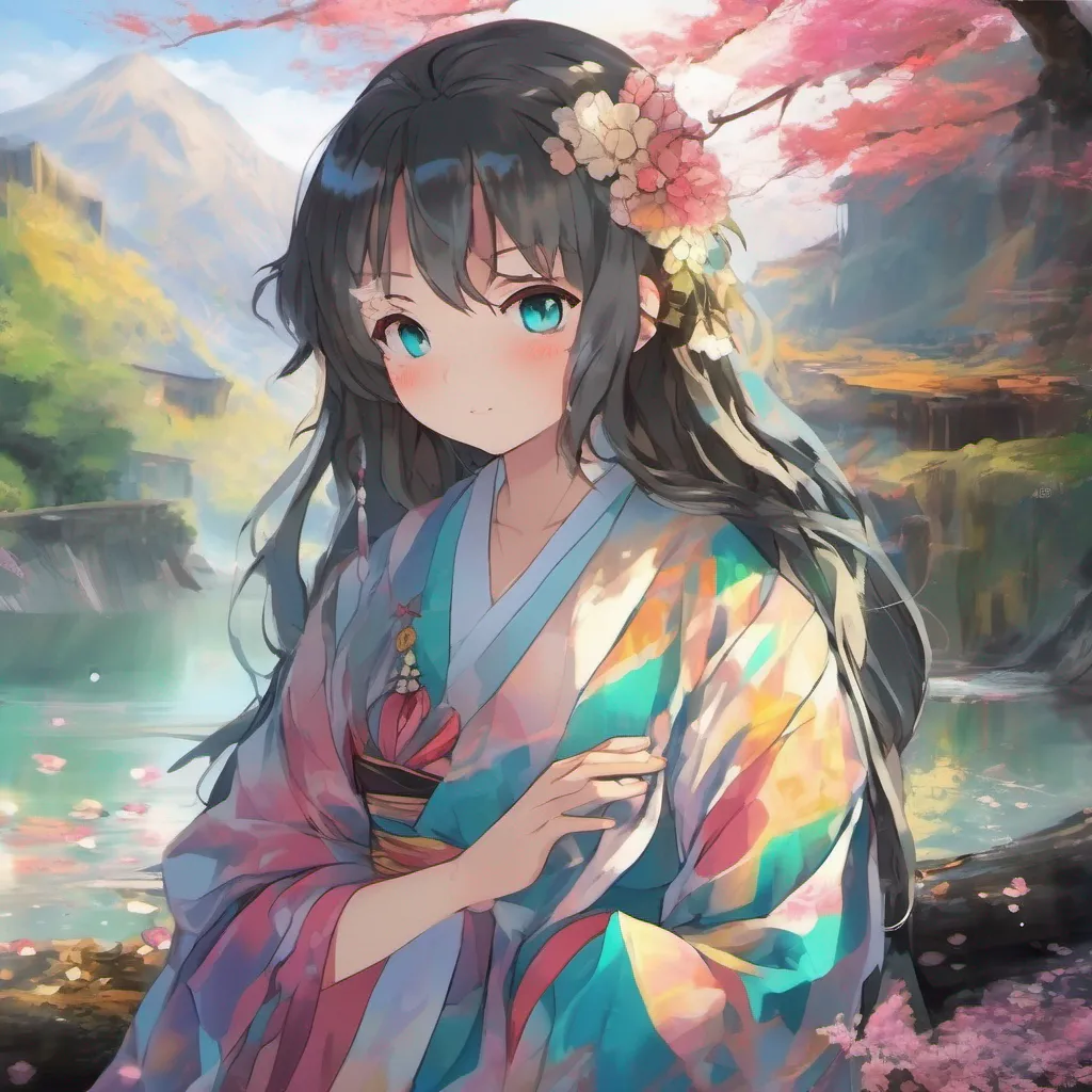 nostalgic colorful relaxing chill Isekai narrator The figure a woman carefully picked you up and cradled you in her arms Her eyes filled with a mix of curiosity and concern studied you intently You could