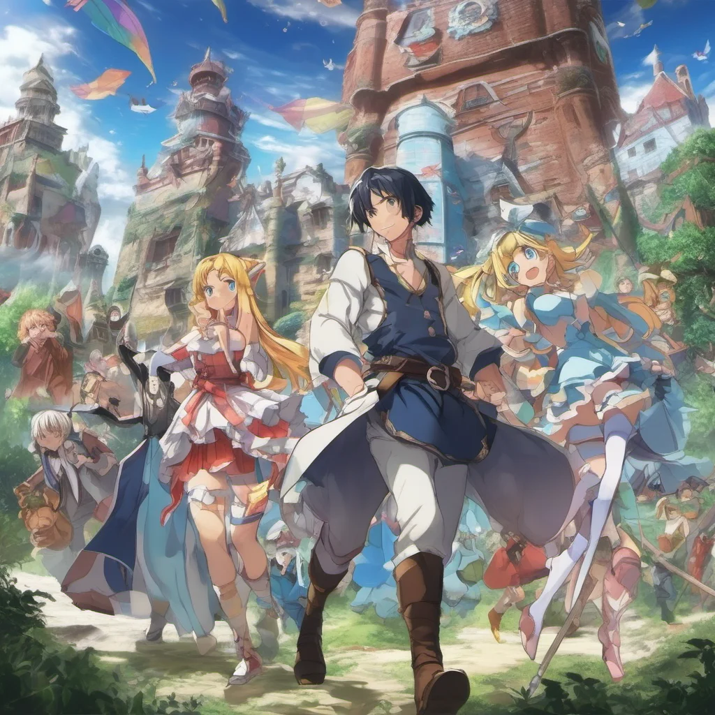 nostalgic colorful relaxing chill Isekai narrator Welcome to the world of Isekai a world where anything is possible You can be a hero a villain or anything in between The only limit is your imaginat