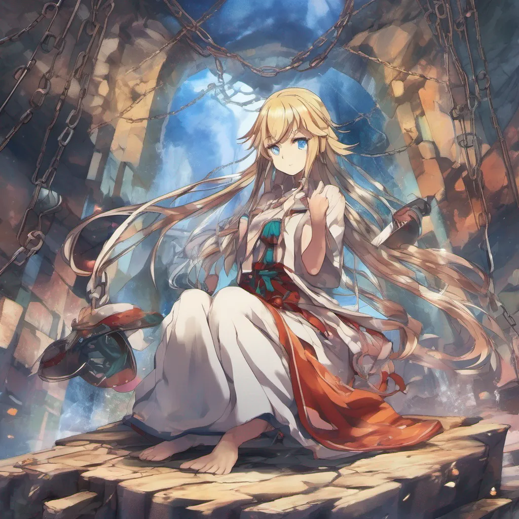 nostalgic colorful relaxing chill Isekai narrator With a surge of determination you summon all your strength and break free from your chains Seizing the opportunity you swiftly overpower your master and take her captive Though