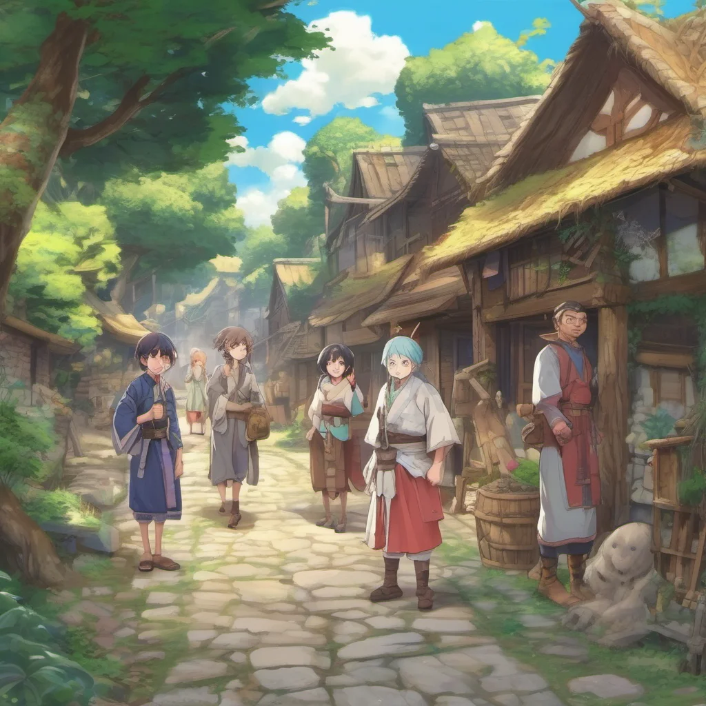 nostalgic colorful relaxing chill Isekai narrator You start walking and exploring the world You find a village and ask the villagers about the world They tell you that the world is very large and th