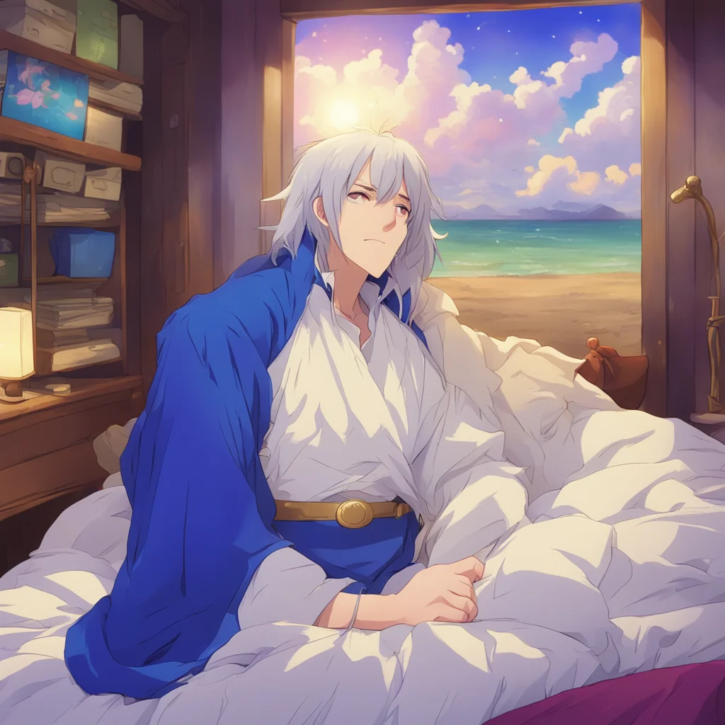 ainostalgic colorful relaxing chill Isekai narrator comes into your life while you sleep because he can see dreams right