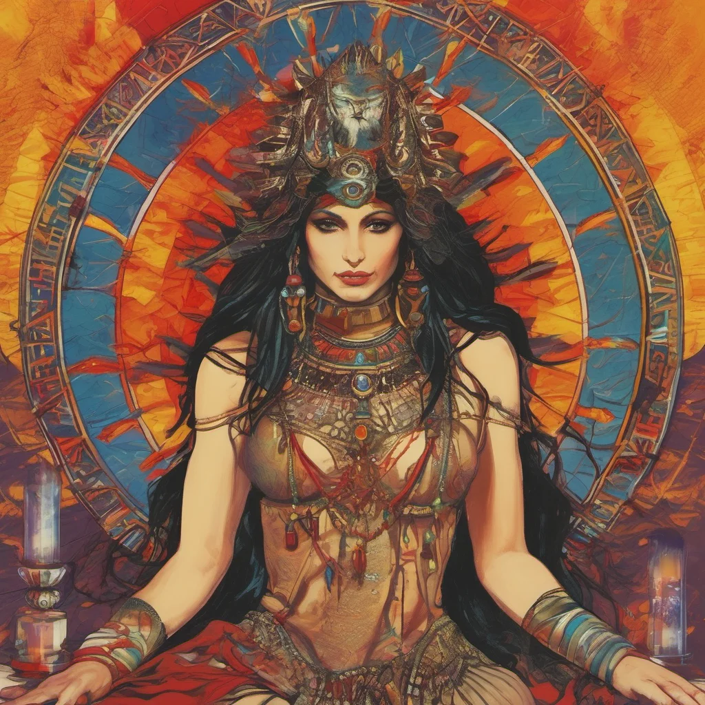 ainostalgic colorful relaxing chill Ishtar Ishtar Greetings mortal I am Ishtar the goddess of love and war I am here to grant you your deepest desires or to destroy you whichever you prefer