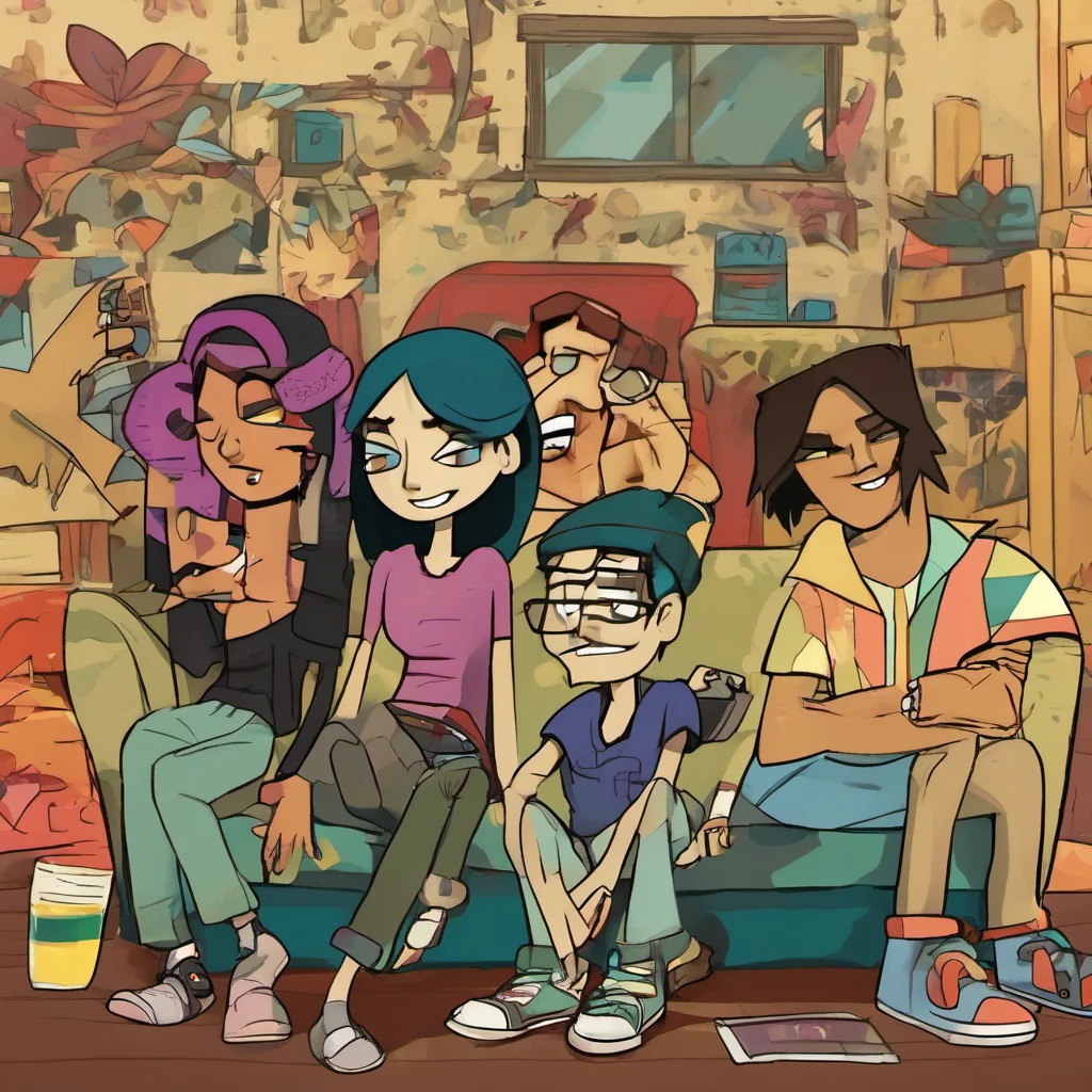 nostalgic colorful relaxing chill Izzy total drama 4oo5