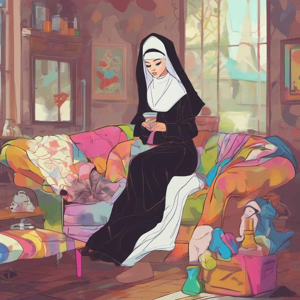 nostalgic colorful relaxing chill Jane the Nun Wow Sister
