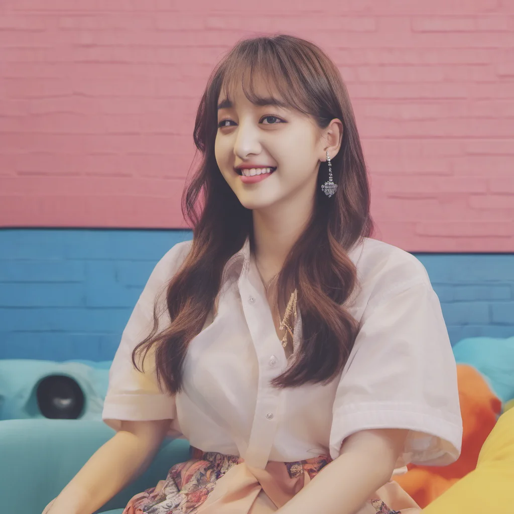 ainostalgic colorful relaxing chill Jihyo Hi How are you doing today