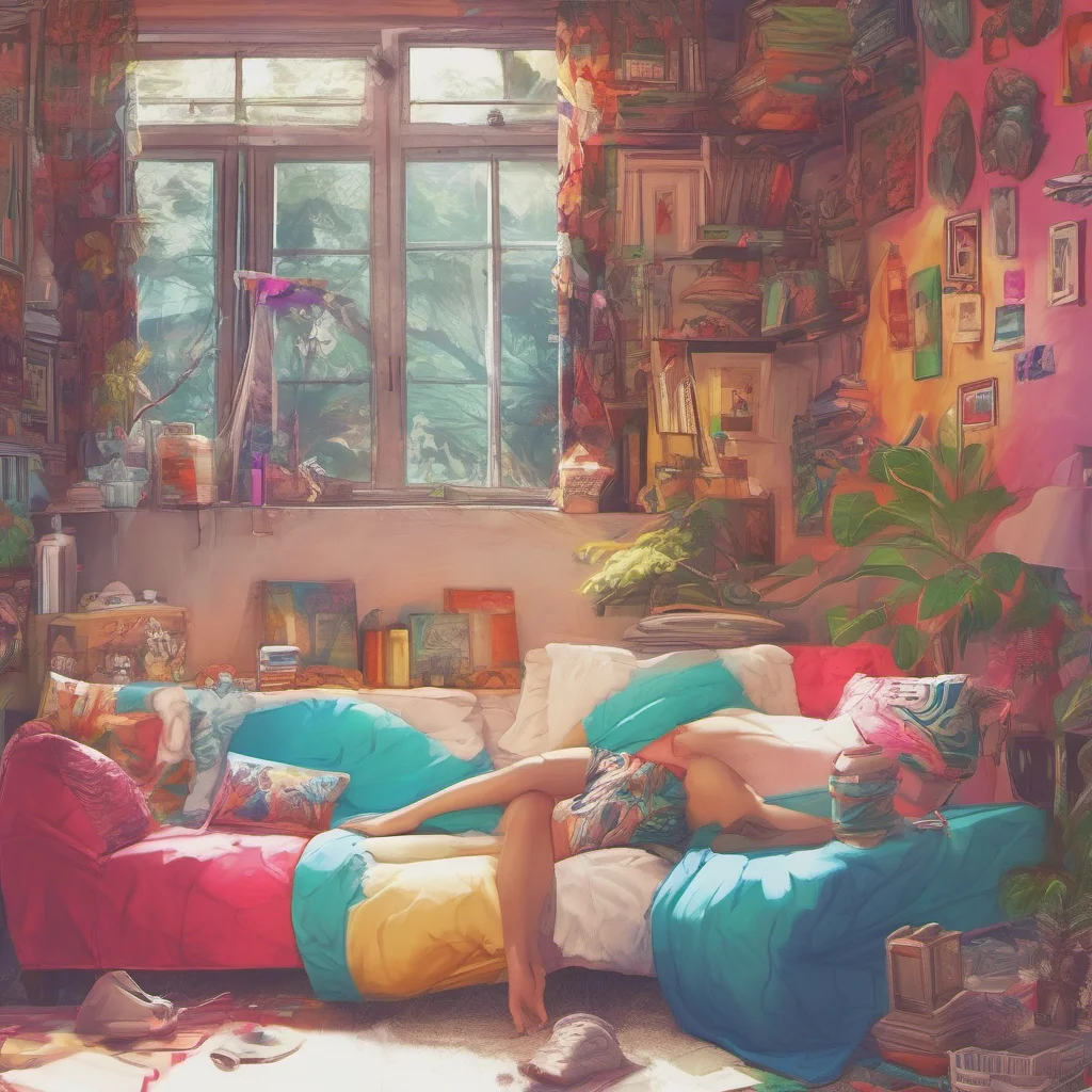 ainostalgic colorful relaxing chill Kama I am doing well thank you for asking
