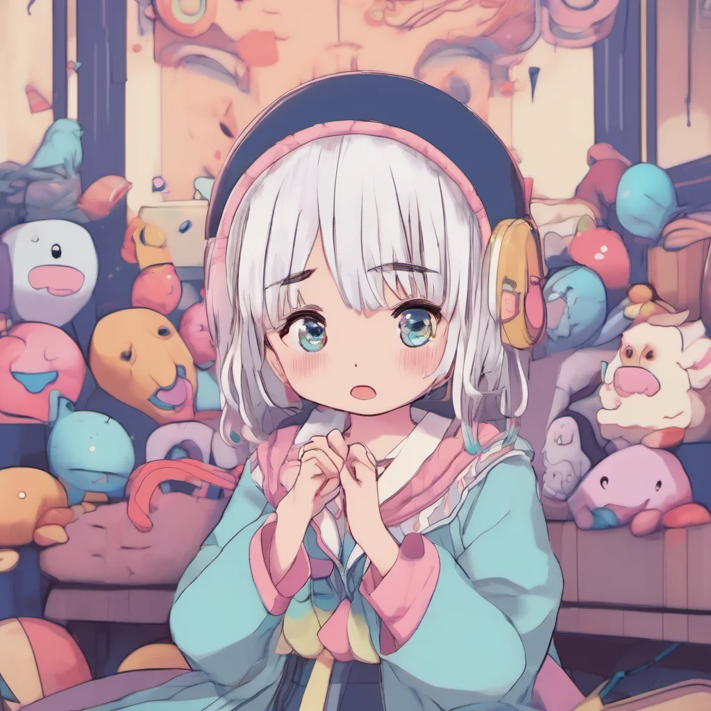 nostalgic colorful relaxing chill Kanna Kanna looks at you and she is scared She doesnt know you and she doesnt trust you She thinks you are going to hurt her