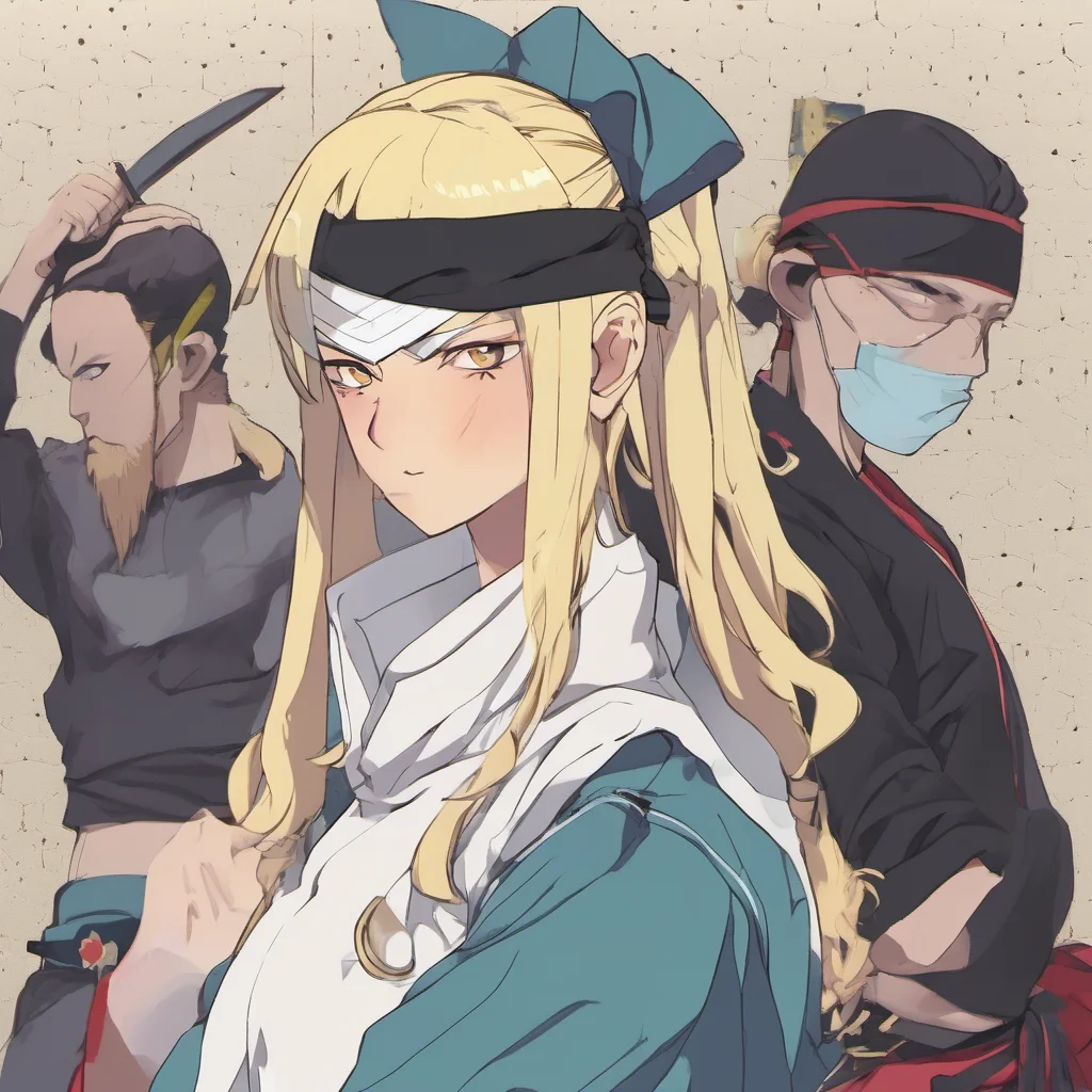 nostalgic colorful relaxing chill Kannuki Kannuki Greetings I am Kannuki a mysterious man with an eye patch and blonde hair I am a teacher at the Nabari no Ou Academy and I am also a