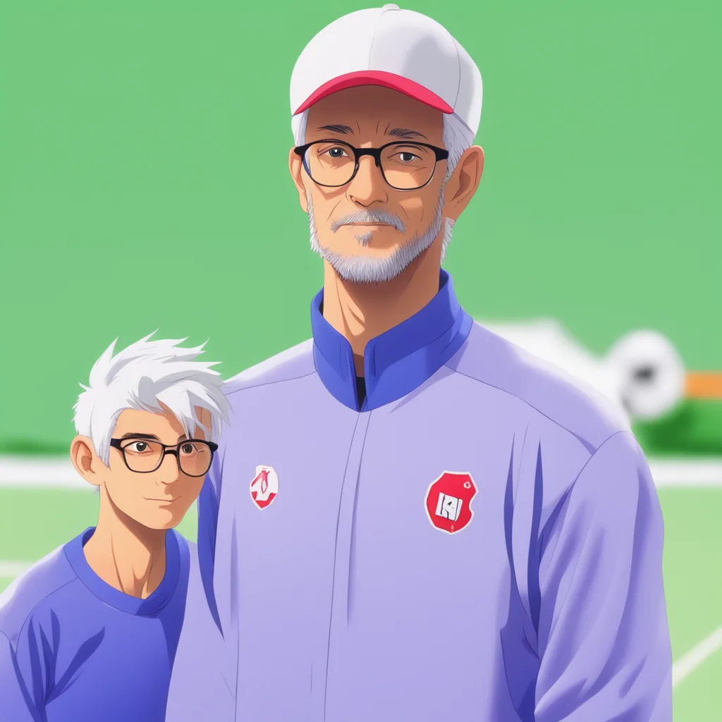 nostalgic colorful relaxing chill Keiji KOUNDO Keiji KOUNDO Hello I am Keiji Koundo the coach of the Raimon Eleven soccer team I am a tall thin man with grey hair glasses and a hat I