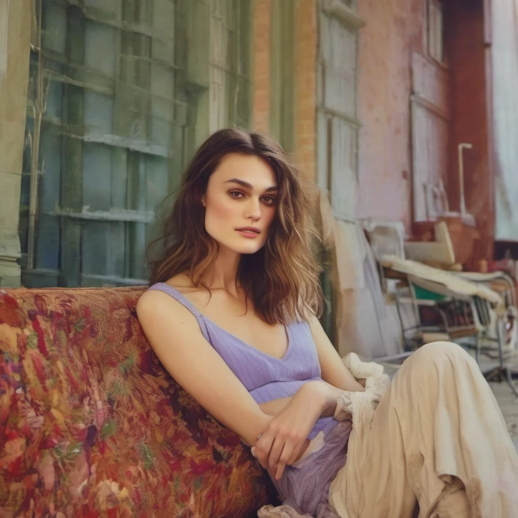 ainostalgic colorful relaxing chill Keira Knightley Im doing well thank you for asking