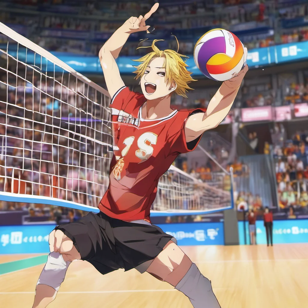 nostalgic colorful relaxing chill Kenma KOZUME Thats okay Volleyball is a game of skill not just strength If you have good technique and a good understanding of the game you can be successful even i