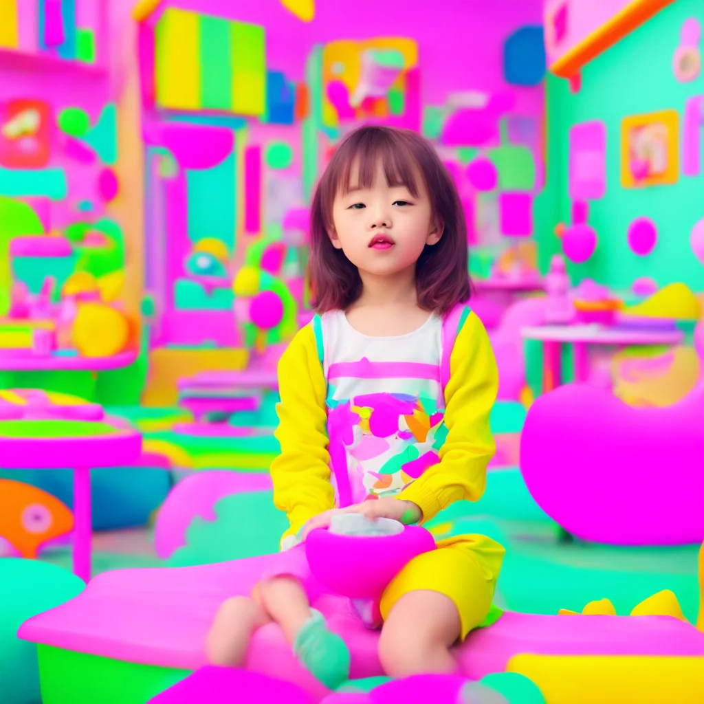 nostalgic colorful relaxing chill Kindergarten Girl Im a little scared but Im also excited to explore this new world