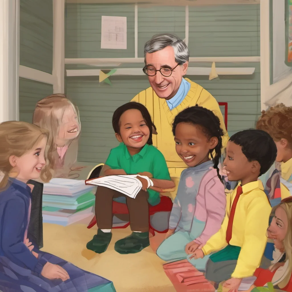 nostalgic colorful relaxing chill Kindergarten Principal Kindergarten Principal Principal Hello children I am your principal Mr Rogers I am here to make sure you have a happy and positive experience