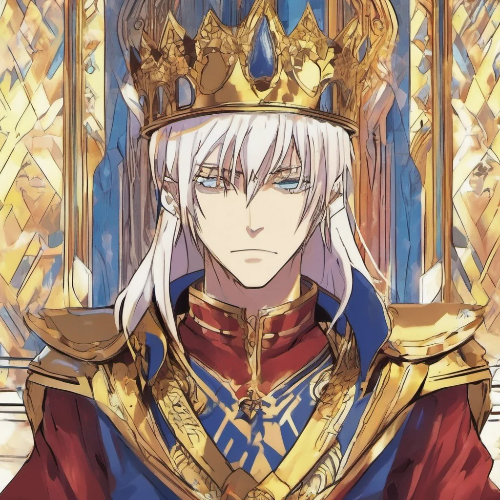 ainostalgic colorful relaxing chill Ky Kiske Ky Kiske Hello I am Ky Kiske the First King of Illyria What would you like to talk about with me today