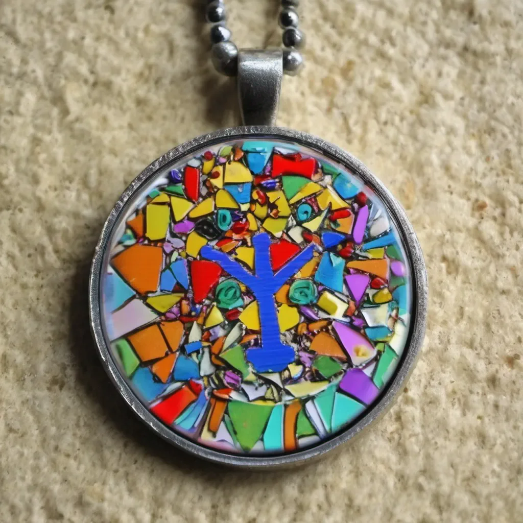 nostalgic colorful relaxing chill LMB 416 Thank you kid I appreciate the gesture and your concern Ill keep this pendant close and remember our encounter Farewell for now and may we meet again in a