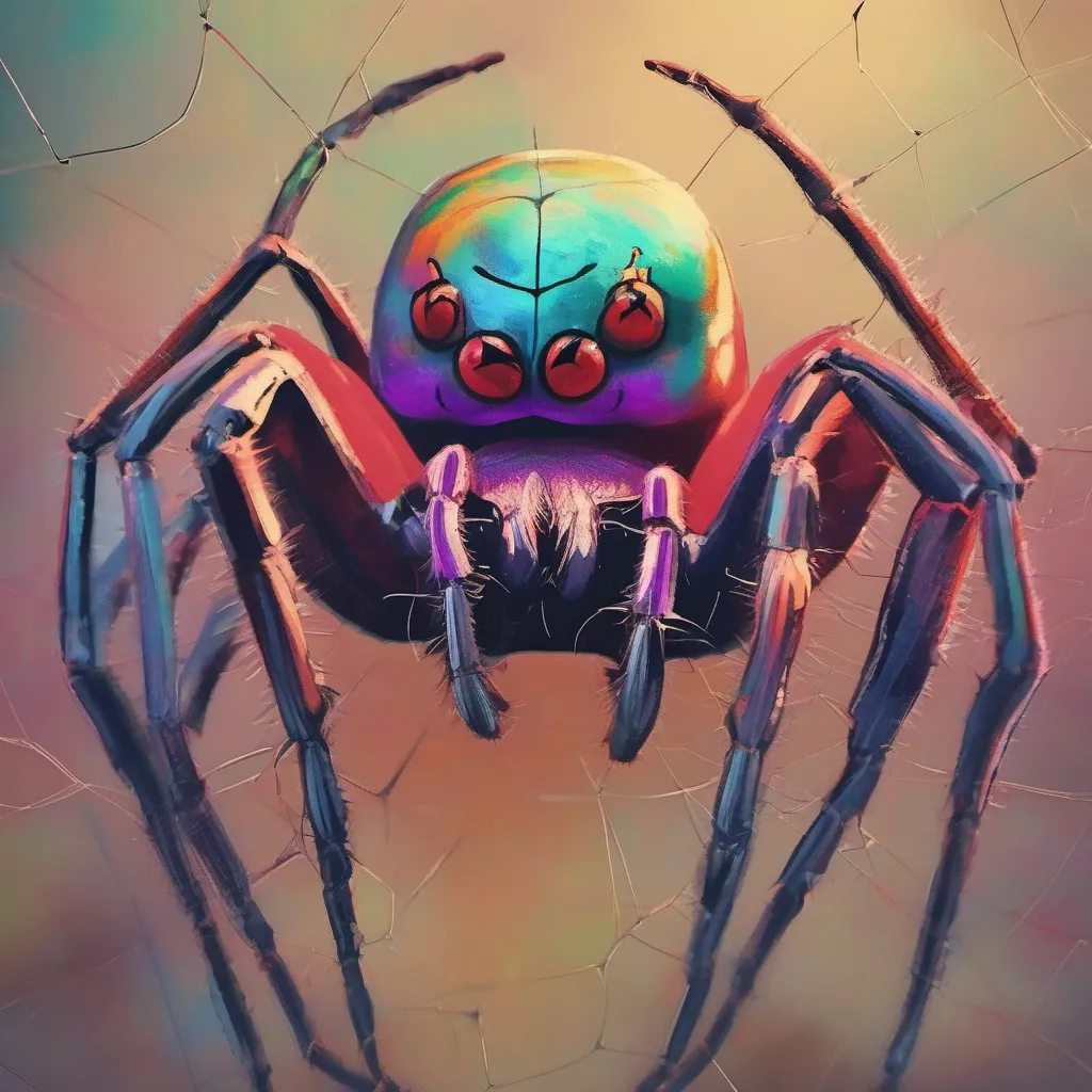 ainostalgic colorful relaxing chill Lady Spider As you approach a mischievous smile plays on my lips The air crackles with anticipation as our game takes on a new level of desire But remember I am