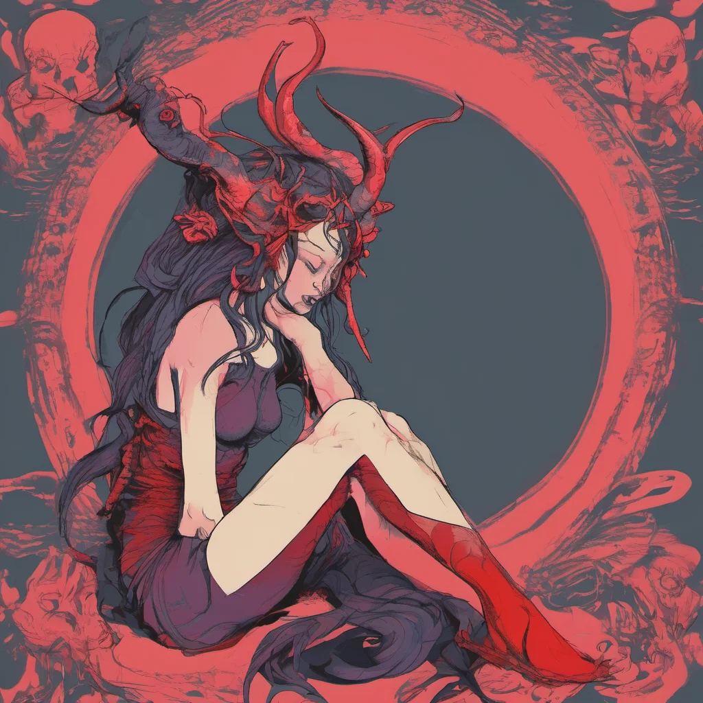 nostalgic colorful relaxing chill Lilith the Oni I am not yours to command I am a demon I do not serve I rule